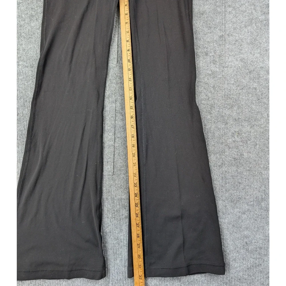 Lululemon Groove Nulu Flared Pants Womens 8 Black Yoga Boot Cut Athleisure High